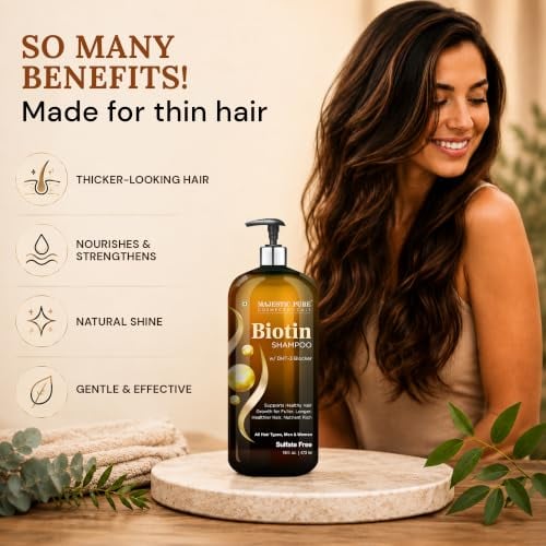 Biotin Shampoo Sulfate & Paraben Free - 16 Fl Oz