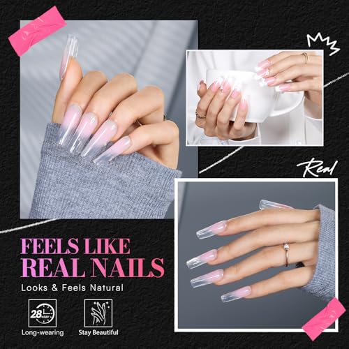 Medium Square Nail Tips, 504pc