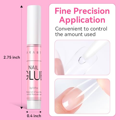 Press-On Nail Glue Tubes