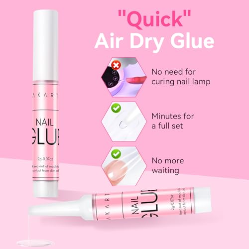Press-On Nail Glue Tubes