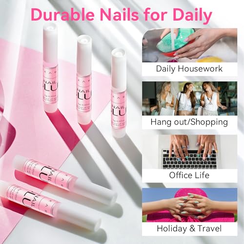 Press-On Nail Glue Tubes