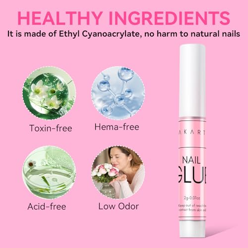 Press-On Nail Glue Tubes