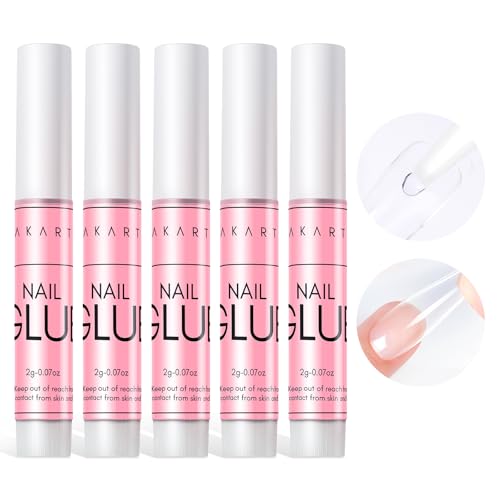 Press-On Nail Glue Tubes