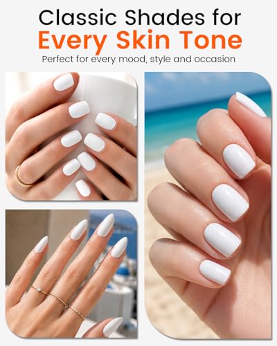 Ultra-Pigmented White Gel Polish, 15ml