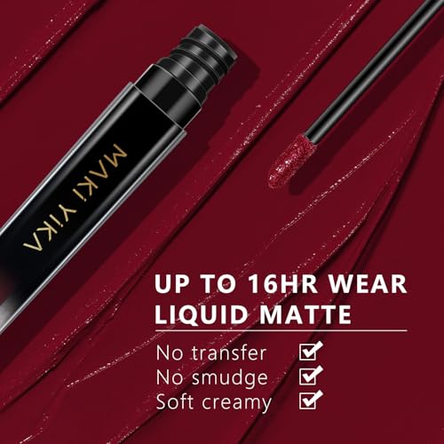 Burgundy Red Matte Lipstick