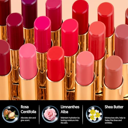 Moisture Red Lipstick for Women Hydrate Tinted Lip Balm