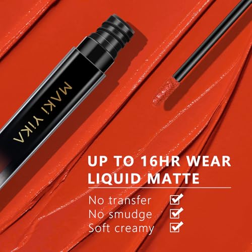 Orange Lipstick Liquid for Women ColorStay Long Lasting Lipsticks