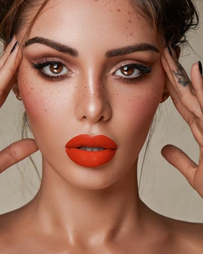 Orange Lipstick Liquid for Women ColorStay Long Lasting Lipsticks