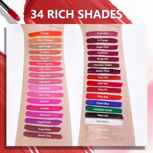 Orange Lipstick Liquid for Women ColorStay Long Lasting Lipsticks