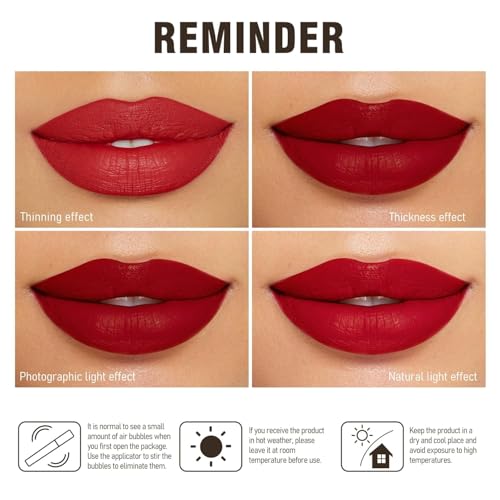 Orange Lipstick Liquid for Women ColorStay Long Lasting Lipsticks