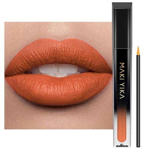 Orange Red Matte Liquid Lipstick