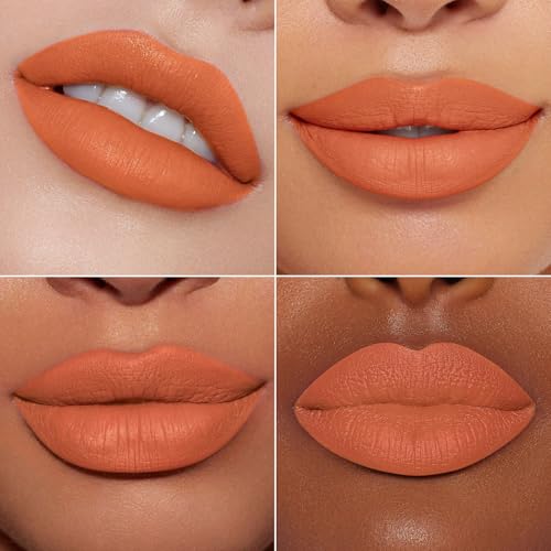Orange Red Matte Liquid Lipstick