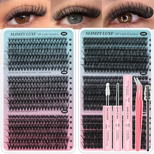 Lash Clusters Kit 708Pcs Individual Cluster Lash Ext