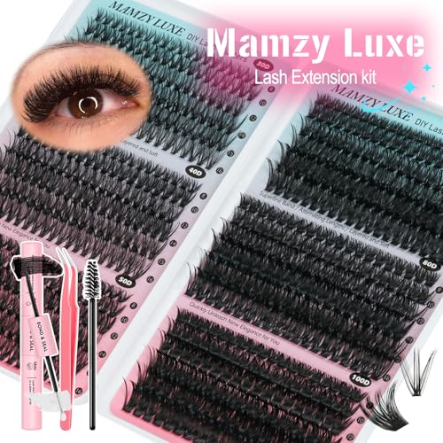 Lash Clusters Kit 708Pcs Individual Cluster Lash Ext