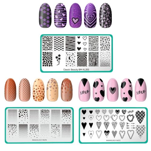 Hearts and Gradients Stamping Plate Set
