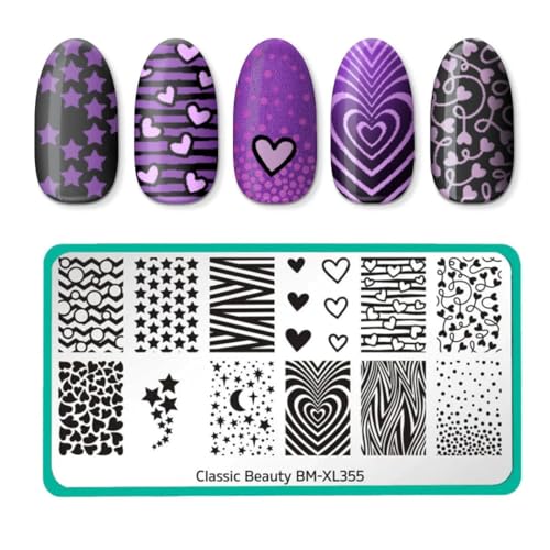 Hearts and Gradients Stamping Plate Set