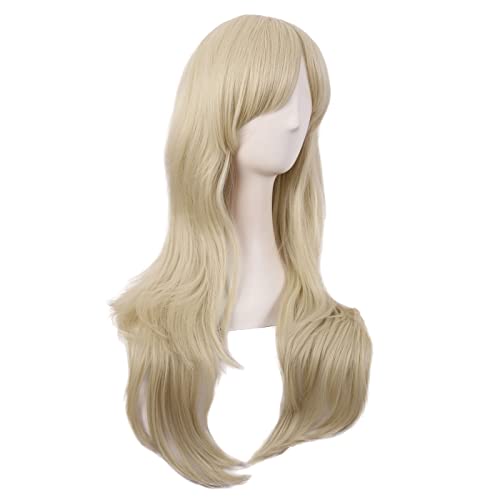 28 Inch Long Curly Blonde Cosplay Wig