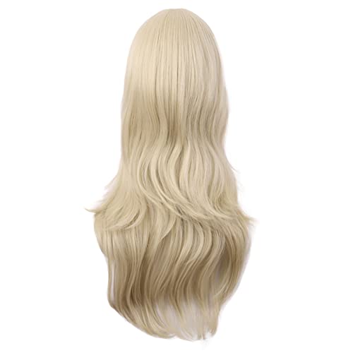 28 Inch Long Curly Blonde Cosplay Wig