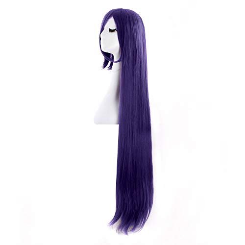 40 Inch Dark Purple Anime Wig