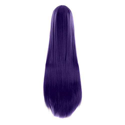 40 Inch Dark Purple Anime Wig