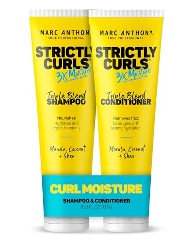 StrictlyCurls 3X Moisture Curly Hair Shampoo & Conditioner Set