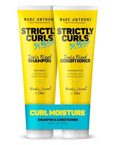 StrictlyCurls 3X Moisture Curly Hair Shampoo & Conditioner Set