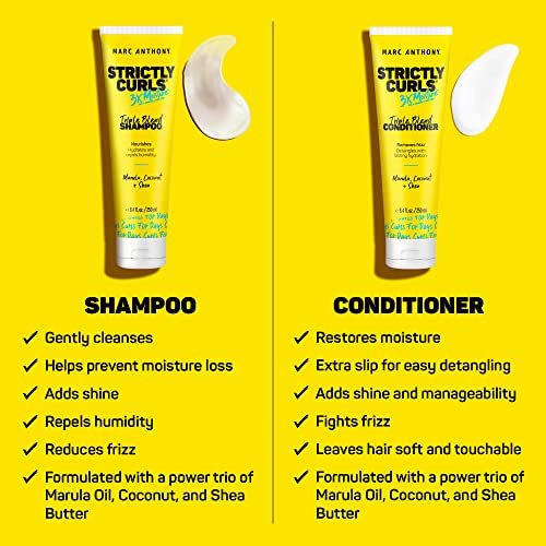 StrictlyCurls 3X Moisture Curly Hair Shampoo & Conditioner Set