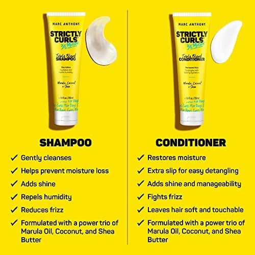 StrictlyCurls 3X Moisture Curly Hair Shampoo & Conditioner Set