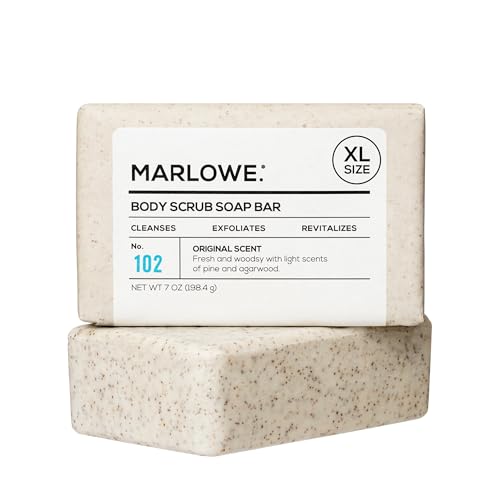 Body Scrub Soap, Exfoliating Soap Bar, Sage + Fir, 7 oz