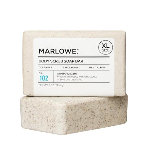 Body Scrub Soap, Exfoliating Soap Bar, Sage + Fir, 7 oz