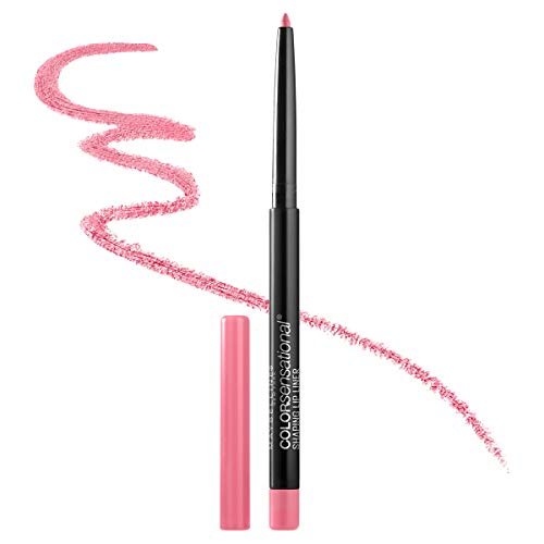 Color Sensational Shaping Lip Liner with Self-Sharpening Tip, Palest Pink, Pale Pink, 1 Count