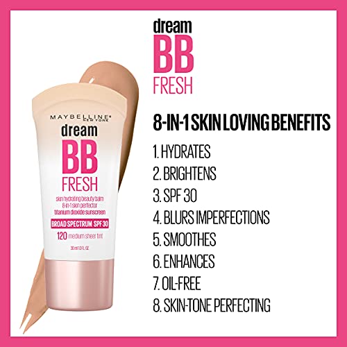Dream Fresh Skin Hydrating BB cream, 8-in-1 Skin Perfecting Beauty Balm 