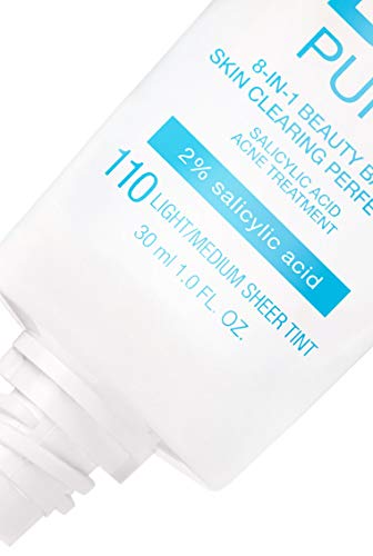 Dream Pure Skin Clearing BB Cream, 8-in-1 Skin Perfecting Beauty Balm With 2% Salicylic Acid, Sheer Tint Coverage, Oil-Free, Light/Medium, 1 Count