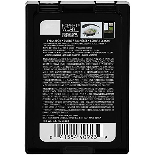 Expert Wear Eyeshadow Quad Emerald Smokes