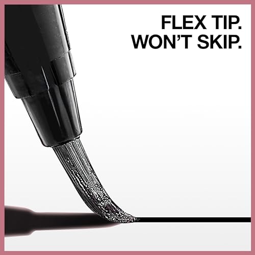 Hyper Easy Liquid Pen No-Skip Eyeliner, Satin Finish, Waterproof Formula, Pitch Black, 0.018 Fl Oz