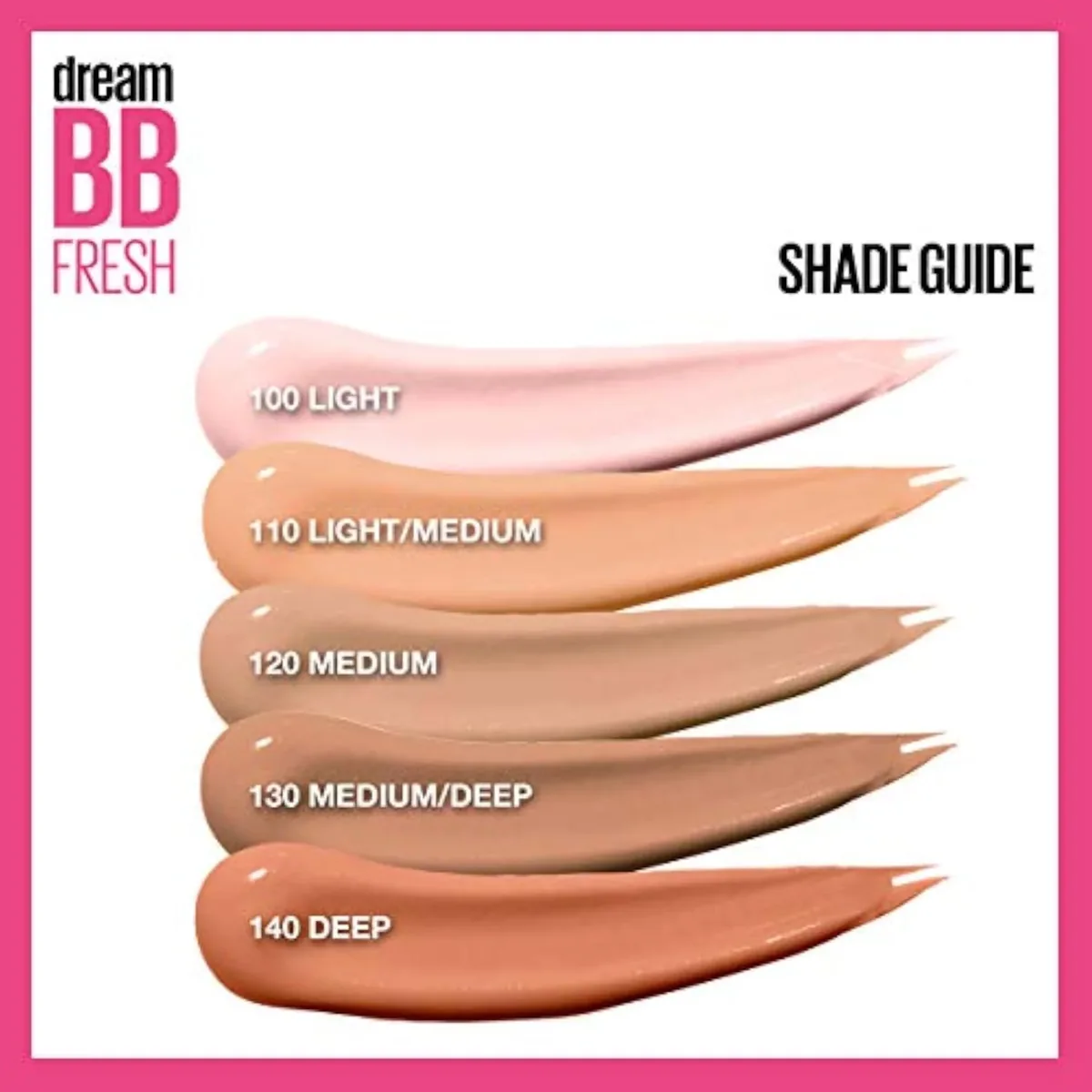 Dream Fresh Skin Hydrating BB cream, 8-in-1 Skin Perfecting Beauty Balm with Broad Spectrum SPF 30, Sheer Tint Coverage, Oil-Free, Light, 1 Fl Oz