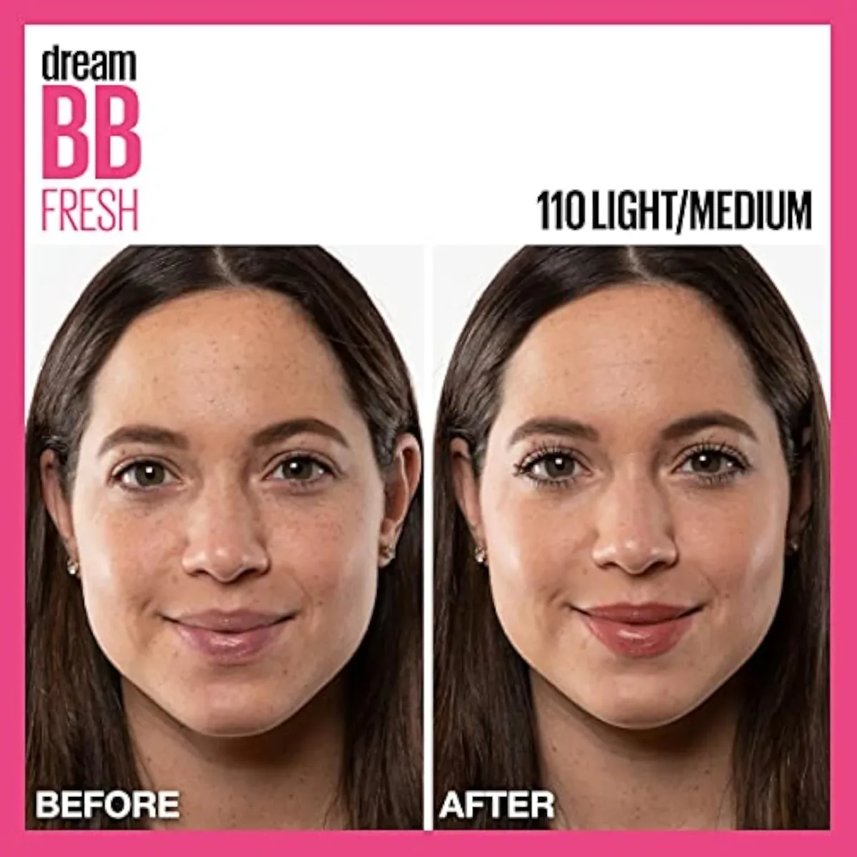Dream Fresh Skin Hydrating BB cream, 8-in-1 Skin Perfecting Beauty Balm with Broad Spectrum SPF 30, Sheer Tint Coverage, Oil-Free, Light/Medium, 1 Fl Oz