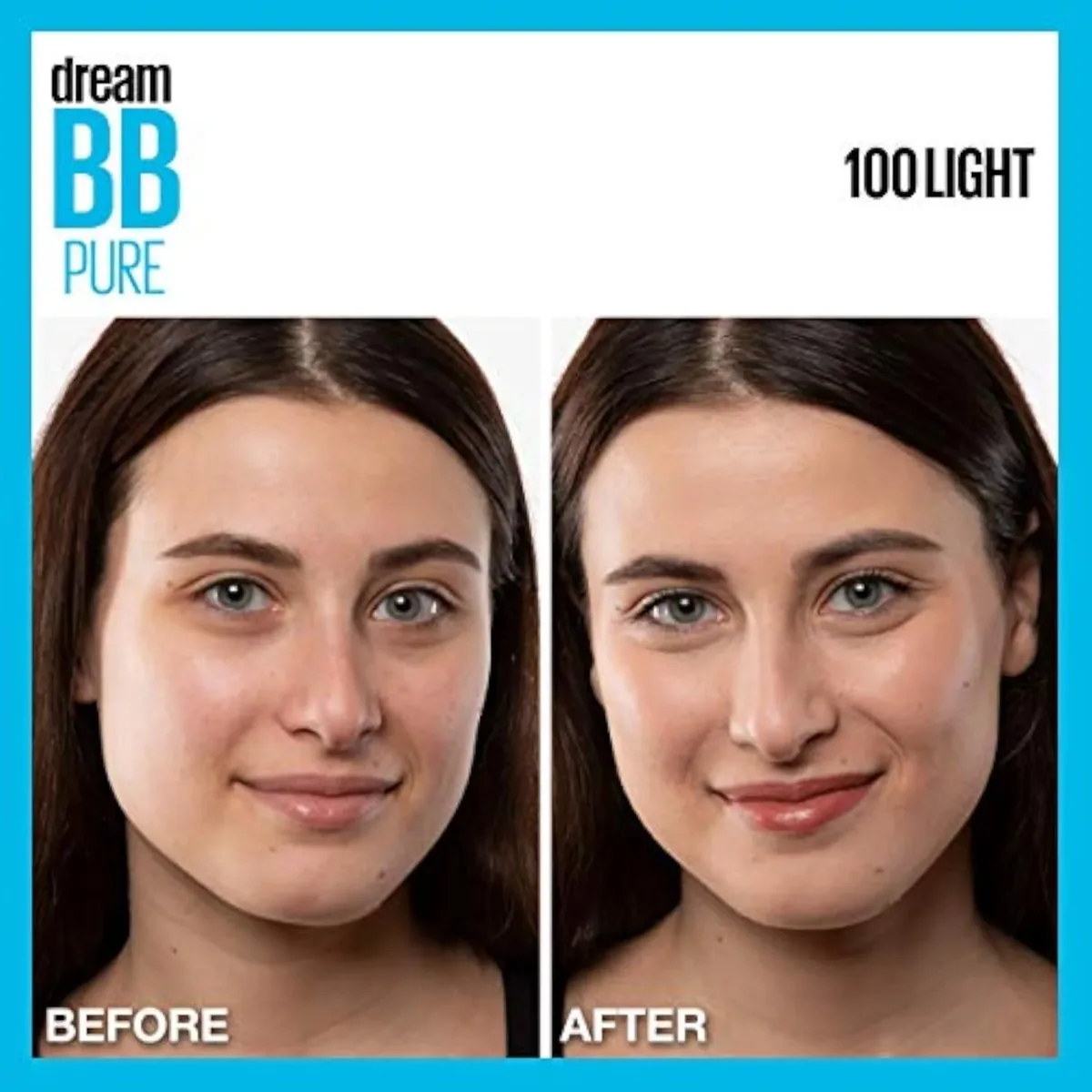 Dream Pure Skin Clearing BB Cream, 8-in-1 Skin Perfecting Beauty Balm With 2% Salicylic Acid, Sheer Tint Coverage, Oil-Free, Light, 1 Count