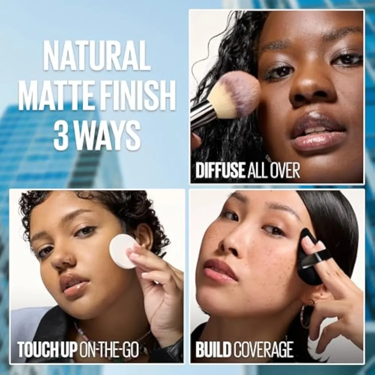 Fit Me Matte + Poreless Pressed Face Powder Makeup & Setting Powder, Translucent, 1 Count