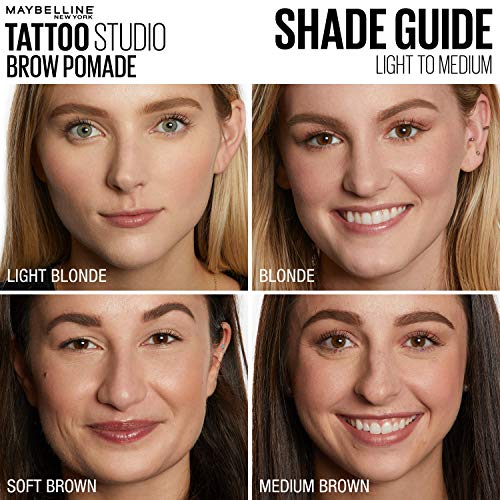 Maybelline TattooStudio Brow Pomade Long Lasting, Bu