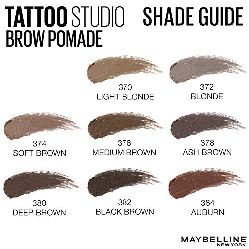 Maybelline TattooStudio Brow Pomade Long Lasting, Bu