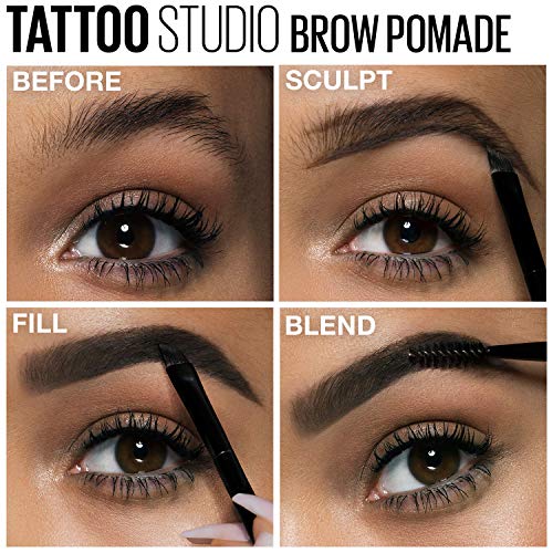 Maybelline TattooStudio Brow Pomade Long Lasting, Bu