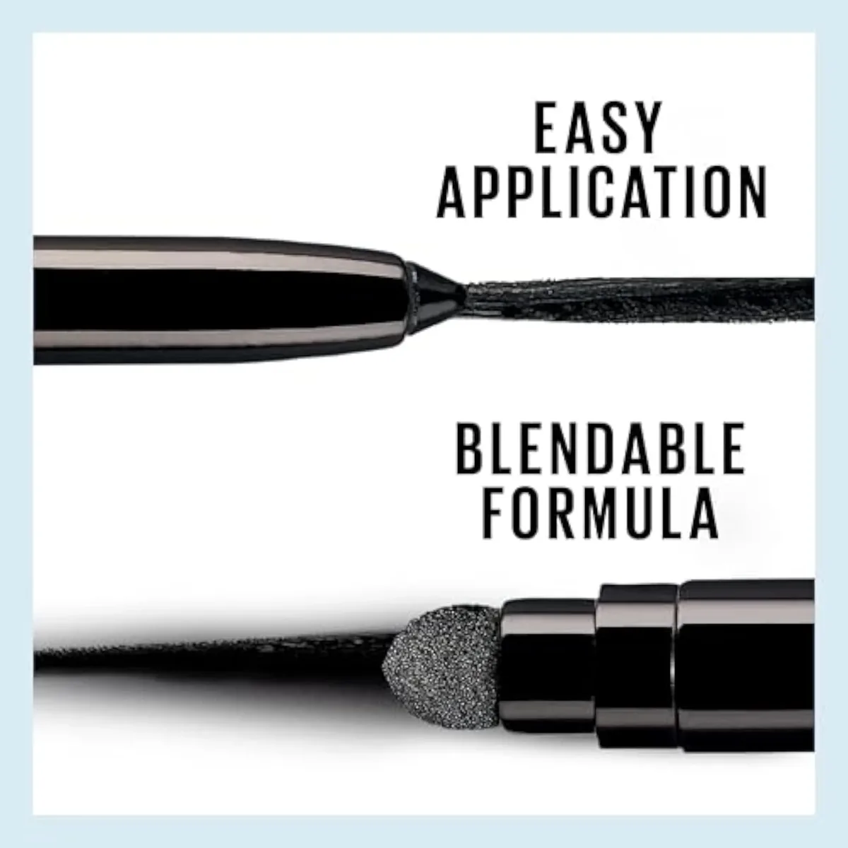 Tattoo Studio Automatic Gel Pencil Waterproof Eyeliner, Blendable, Smudge Resistant, Matte Eyeliner For Up To 36HR Wear, Pitch Black (Smokey Black), Packaging May Vary