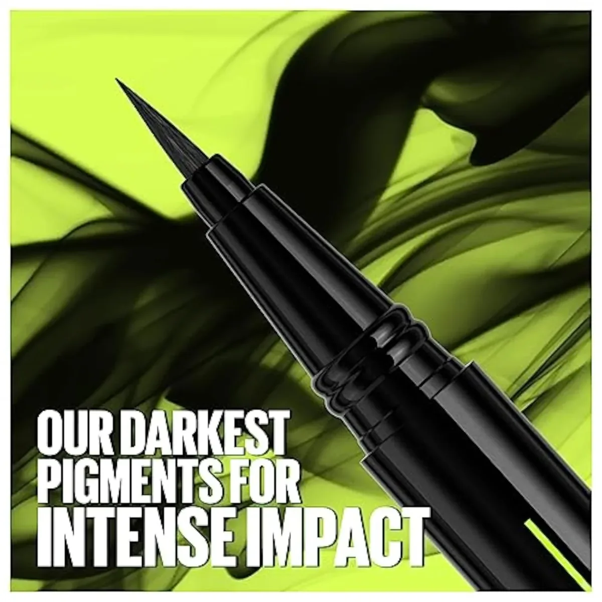 Maybelline Tattoo Studio Ink Pen Eyeliner, Waterproof & Smudge Resistant Liner, Up to 24 Hours Eye Makeup Wear, Jet Black, 1 Count