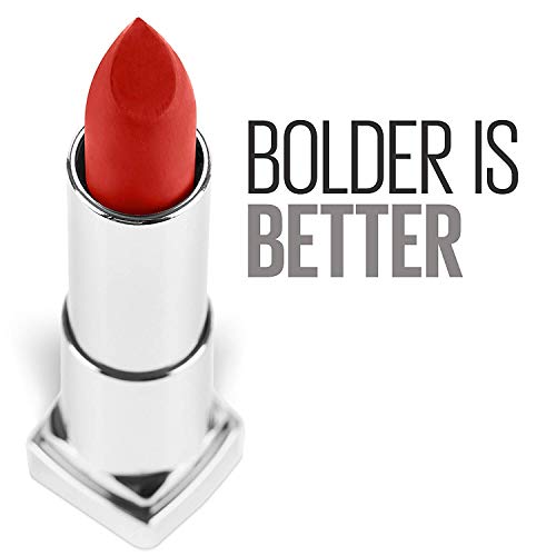 New York Color Sensational Orange Lipstick Matte Lipstick, Orange Danger, 0.15 oz, 1 Count