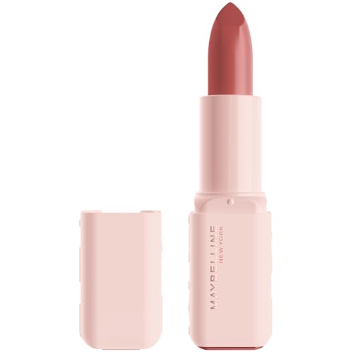 Serum Lipstick, Hydrating Lip Makeup with 8HRs of Lip Plumping Moisture with Hyaluronic Acid + Oil Blend, Maybe It's…Soft (Light Terracotta Rose Nude Satin)