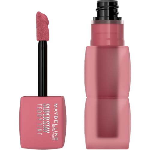 Super Stay Teddy Lip Tint, Long Lasting Matte Lipstick For Up To 12HR Wear, Kneehigh, 1 Count
