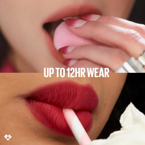 Super Stay Teddy Lip Tint, Long Lasting Matte Lipstick For Up To 12HR Wear, Kneehigh, 1 Count