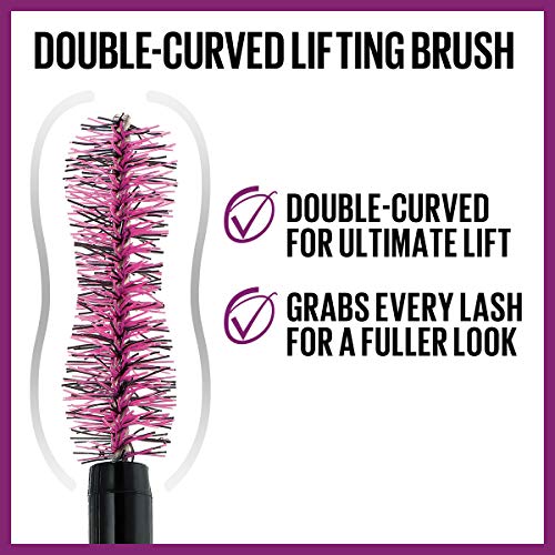 The Falsies Lash Lift Washable Mascara Volumizing, Lengthening, Lifting, Curling, Multiplying, Eye Makeup, Blackest Black, 1 Count