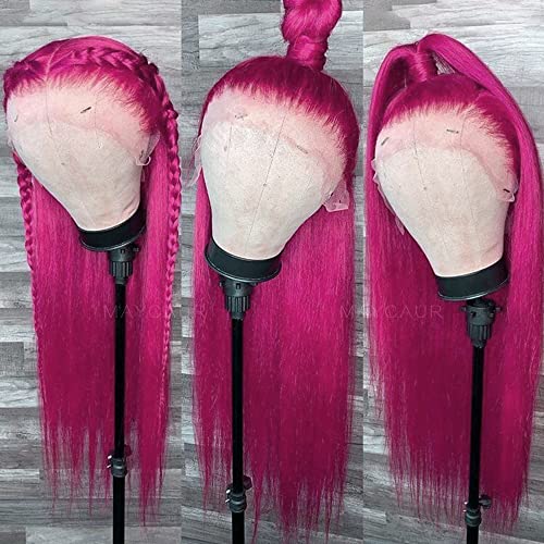 Hot Pink Lace Front Wig